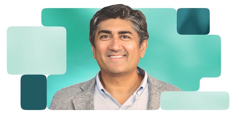 A colorful photo-illustration of Molly Wood, technology and business journalist, entrepreneur, and host of the <em>WorkLab </em>podcast.